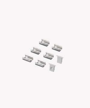 Kit perfil Nano embutir - Branco
