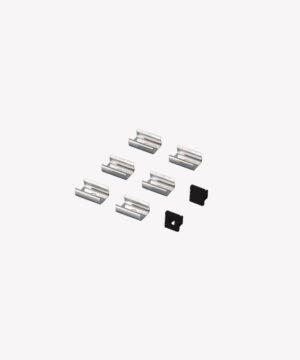 Kit perfil Nano sobrepor - Preto