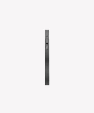Trilho eletrificado 1m preto