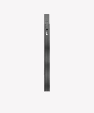 Trilho eletrificado 2m preto