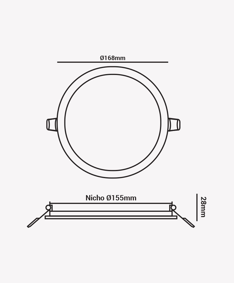 Painel-embutir-redondo-12W