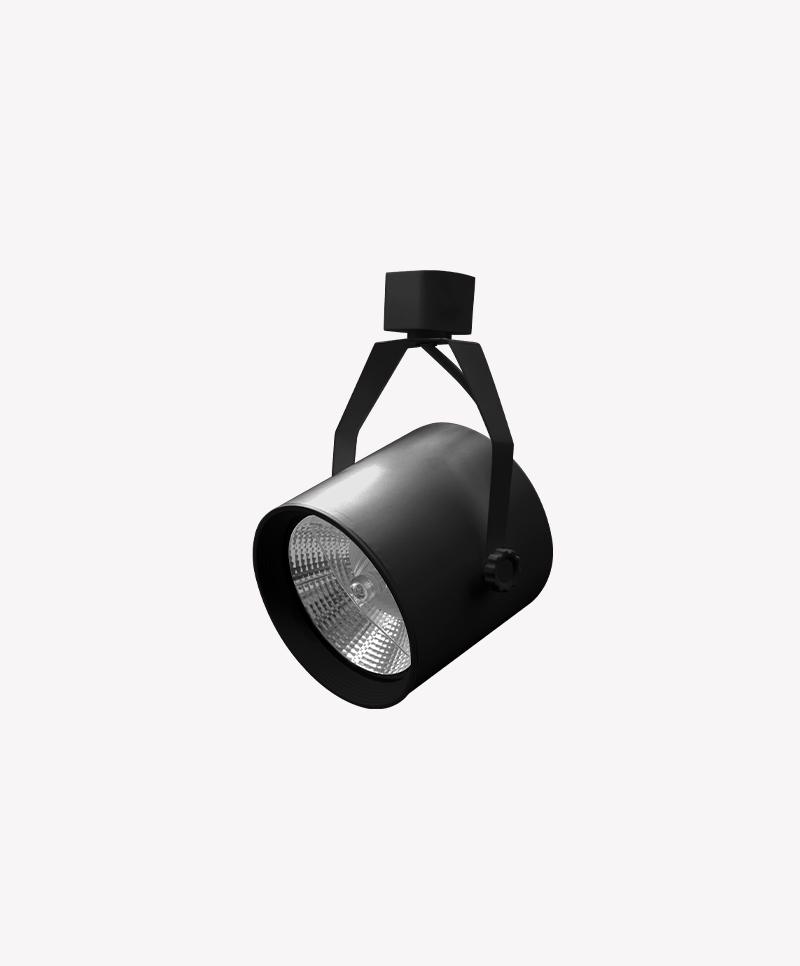 SPOT-TRILHO-AR111-PRETO